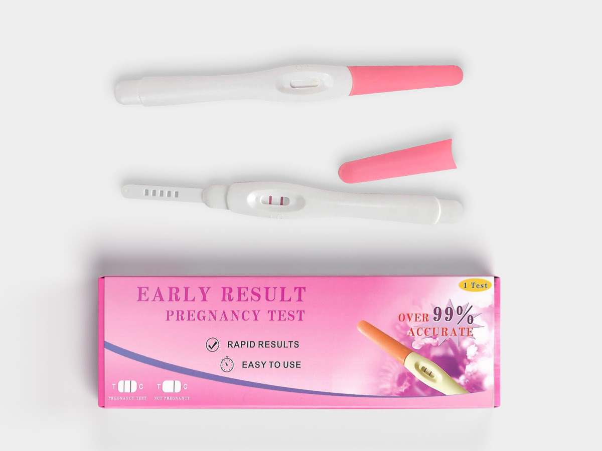 Two Fake Positive Pregnancy Tests in every order
