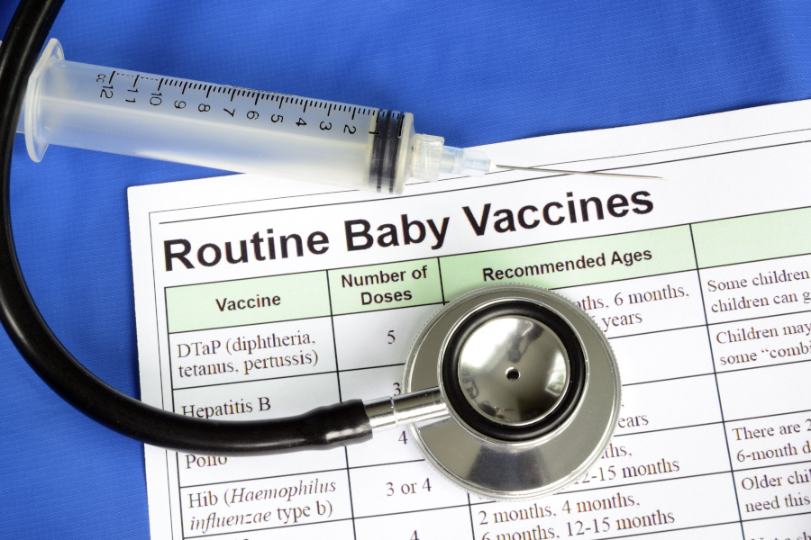 A list of baby vaccines