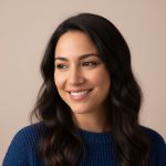 A representative smiling woman image for a testimonial